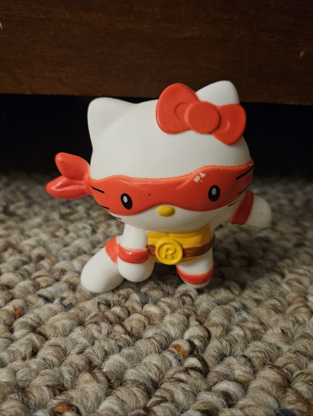 2025 McDonalds TMNT x Hello Kitty - Hello Kitty x Raphael (White) Figure